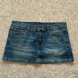 Brandy Melville Jean Skirt